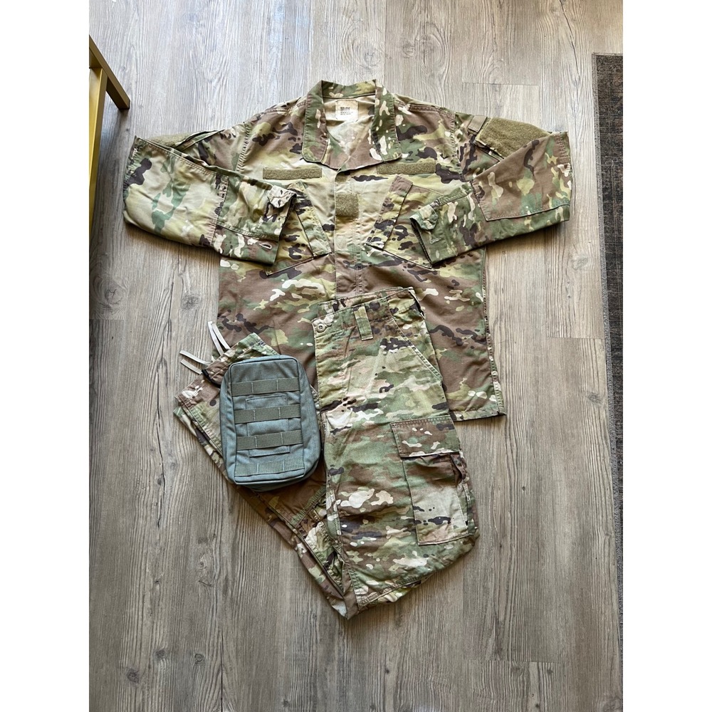 US Army Combat Uniform OCP Scorpion Medium-Medium Long Pants-Utility Pouch